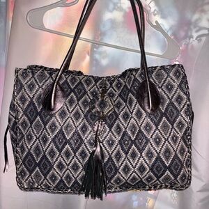 Carla Mancini Woven Tote Bag
